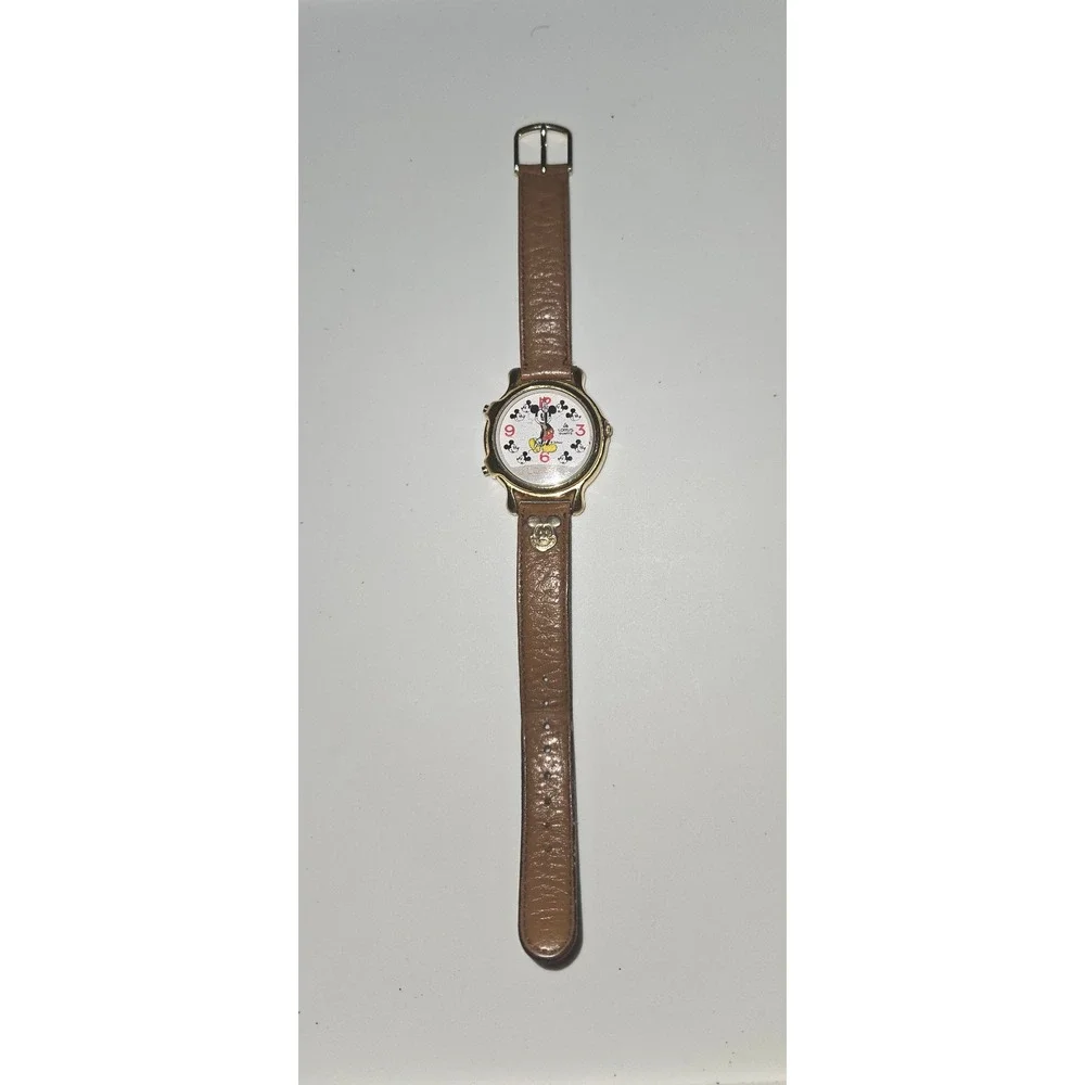 Vintage Lorus Disney Mickey‎ Mouse Musical Watch V422-0010 ZO - Plays 2 Tunes!